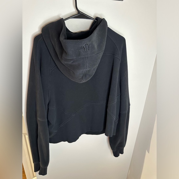 Lululemon Black Quarter Zip Scuba - Picture 3 of 3